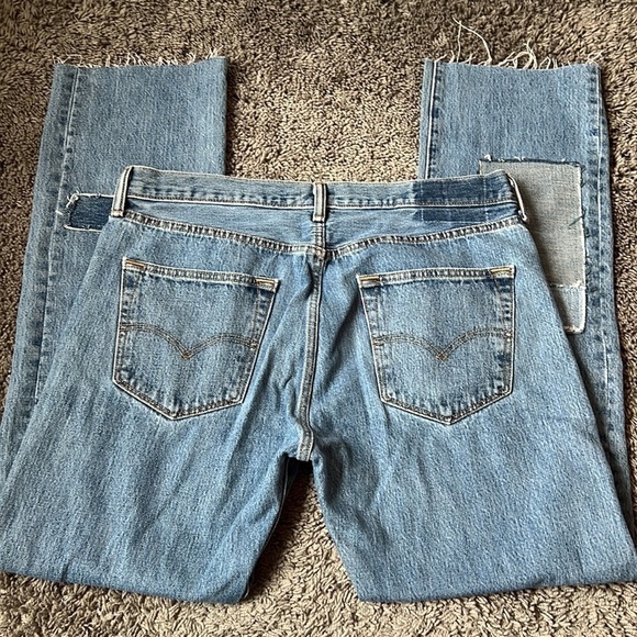 Cloth And Steel Patchwork Cut Off Jeans - Picture 3 of 6